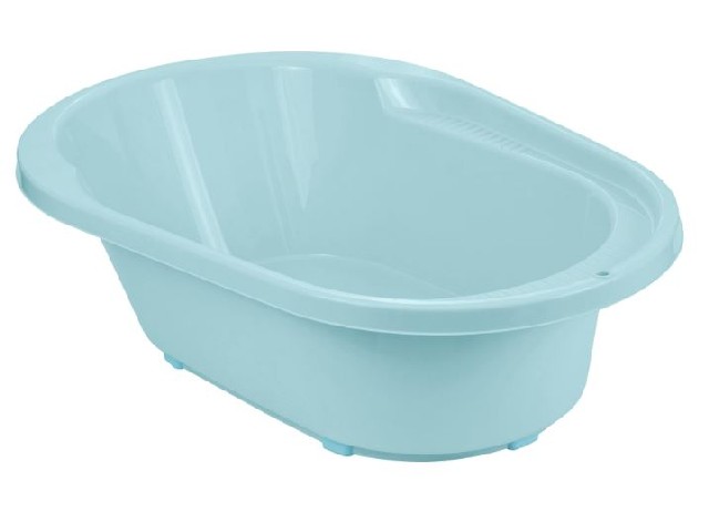 Детская ванна Lalababy Follow Me со сливом 42 л голубое облачко